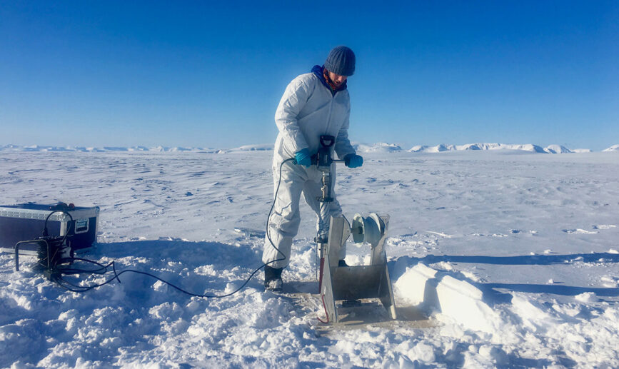 Researcher Using Kovacs Sidewinder